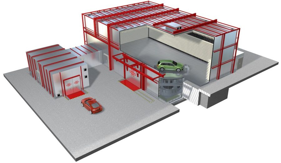 Frankonia SAC-10V vehicle chamber